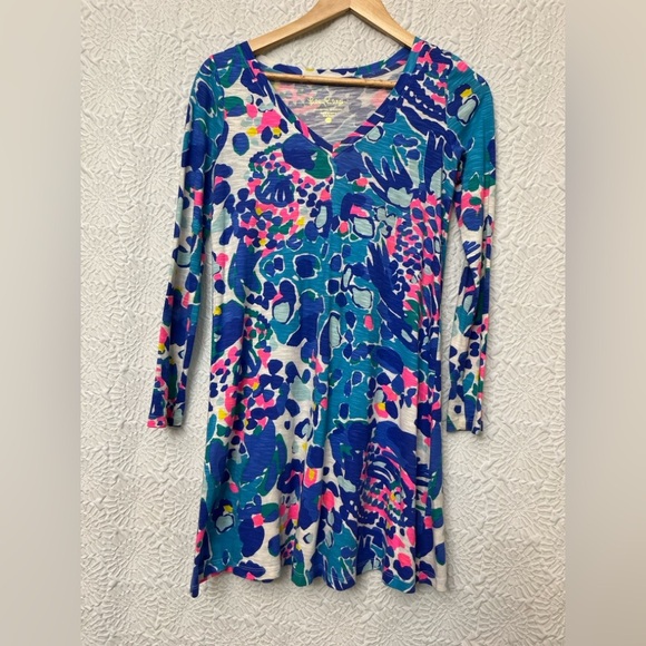 Lilly Pulitzer Paradis Dress Hit The Spot Size XXS Coastal Chic Nautical Beach - Picture 3 of 16